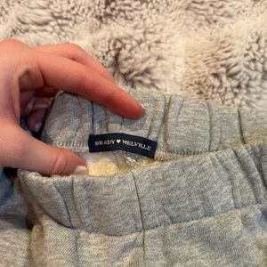 Brandy Melville Light Gray Kids Joggers